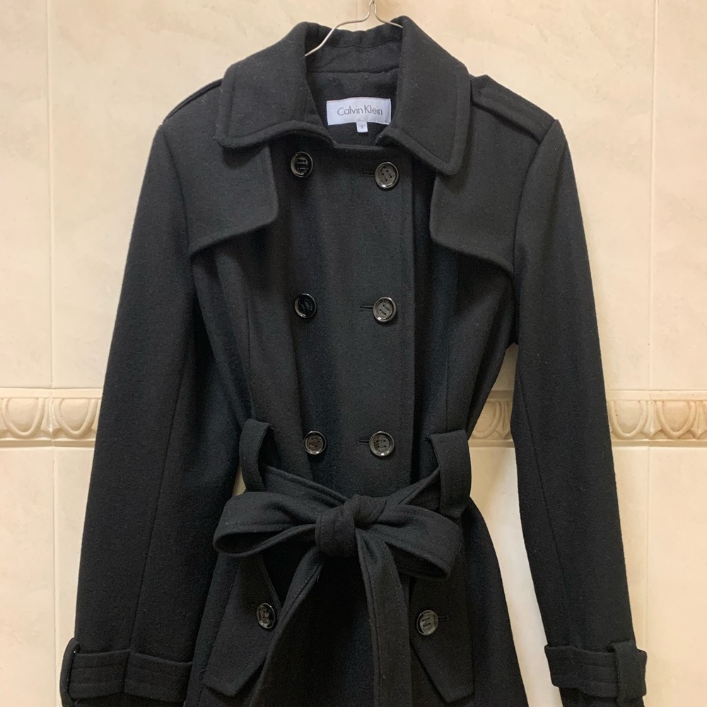 Calvin Klein Black Coat